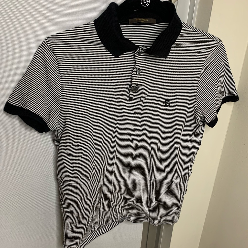 Louis Vuitton striped polo